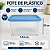 Kit 10 Potes Herméticos 900ml Quadrados Empilháveis Azul - Imagem 5