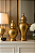 Dupla Potiche Dourado Grande Cerâmica Luxo Decorativo Com Tampa - Imagem 5