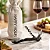 Kit Porta Vinho Tecido Elegante + Saca Rolhas Inox Preto Profissional Presente Sofisticado Happy Hour - Imagem 5