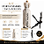 Kit Porta Vinho Tecido Elegante + Saca Rolhas Inox Preto Profissional Presente Sofisticado Happy Hour - Imagem 8