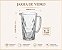 Jarra De Vidro Cristal Transparente Diamond Luxo Mesa Posta Premium - Imagem 4
