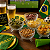 Jogo 6 Bowls de Vidro Decorado com Pé 10cm para Sobremesa Petiscos e Entradas Elegante Mesa Posta - Imagem 5