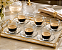 Jogo 6 Xícaras De Café Em Vidro 90ml Com 6 Pires Transparente Premium - Imagem 4