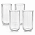 Jogo 4 Copos Altos Cameratta 450 Ml Transparente - Imagem 1