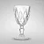 Taça Grande Água Vidro Diamond Transparente Luxo - Imagem 5