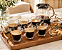 Jogo 6 Xícaras de Vidro 250ml para Café Cappuccino Chá - Imagem 3