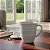 Caneca Cerâmica Premium Café Chá Design Moderno Texturizada Cinza - Imagem 2