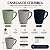 Caneca Cerâmica Premium Café Chá Design Moderno Texturizada Azul - Imagem 5
