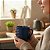 Caneca Cerâmica Premium Café Chá Design Moderno Texturizada Azul - Imagem 3
