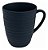 Caneca Cerâmica Premium Café Chá Design Moderno Texturizada Azul - Imagem 1