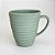 Caneca Cerâmica Premium Café Chá Design Moderno Texturizada Verde - Imagem 3