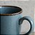 Caneca Cerâmica Premium Café Chá Design Moderno Texturizada Azul Pigmentado - Imagem 6