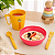 Kit Alimentação Infantil Bebe 4 Peças com Caneca, Tigela, Garfo e Colher - Imagem 4