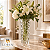 Vaso Floreiro em Cristal Transparente Decorativo 19,5 cm - Imagem 2