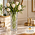 Vaso Floreiro em Cristal Transparente Decorativo 19,5 cm - Imagem 2