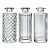 Jogo de 3 Mini Vasos em Cristal 145 ml - Imagem 1