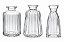 Jogo de 3 Mini Vasos em Cristal Decorativos – 105 ml, 170 ml e 195 ml - Imagem 1