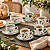 Jogo 6 Xícaras de Café com Pires em Porcelana 80ml – 12 Peças - Imagem 4
