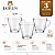 Kit 3 Xícaras de Vidro 250 ml Lisa - Caneca de Vidro - Imagem 2
