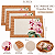 Kit 4 Jogos Americanos Orquídeas Rosa 33x45cm Tecido - Imagem 4