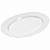 Travessa Oval de Vidro Branco 35 cm - Prato Oval - Imagem 1