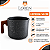 Leiteira Ceramica Antiaderente Caneca Fervedor Fogão Indução Cinza Granito - Imagem 2