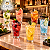 Jogo 6 Copos de Vidro Altos 300 ml Decorado – Transparente - Imagem 4