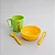 Kit Alimentação Infantil Bebe 4 Peças com Caneca, Tigela, Garfo e Colher - Imagem 5