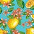 Tecido Tricoline Bahamas 1,50x1,00mt 8075 Limões/Flores - Imagem 1