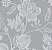 Tecido Tricoline Bahamas Soft 1,50x1,00 Metros Floral 1297 - Imagem 3