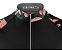 Camisa Ciclismo Floral Flamingo Longa Full Ziper Preta Bike - Imagem 3