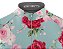 Camisa Ciclismo Rosas Vintage Longa Full Ziper Bike Mtb - Imagem 3