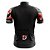 Camisa Ciclismo Floral Flamingo Curta Preta Dry Fit Bike Mtb - Imagem 2