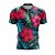 Camisa Ciclismo Floral Tropical Curta Dry Fit Bike Mtb - Imagem 1