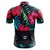 Kit Camisa Bike Floral Tropical c/ Bermuda Forro Gel D80 Uv - Imagem 3