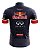 Camisa Red Bull Manga curta Ziper Ciclismo Esportes Dry Fit Mtb - Imagem 2