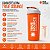 Coqueteleira Laranja Neon - True Source - 600ml - Imagem 1