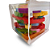 Cubo organizador com viés e ziper 15x15x15 - Imagem 2