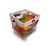 Cubo organizador com viés e ziper 15x15x15 - Imagem 1