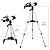 Telescópio astronômico Refrator luneta Distância focal 400mm E Objetiva 70mm com case Tssaper TLES47 - Imagem 8