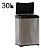 Lixeira Inox Automática Sensor Capacidade 30 Litros 30lts Luxo - Tssaper  TL30L - Imagem 1