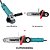 Kit Completo Motosserra Adaptador TSKSE-01 + Esmerilhadeira Lixadeira Tssaper - Imagem 7
