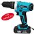 Furadeira Parafusadeira com impacto 3/8 Bateria 18v Com Acessórios Tssaper TPA18i - Imagem 7