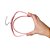 pacote com 50un Cabide aveludado pequeno 33cm modelo CA33PK rosa pink - Imagem 6