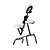 Cadeira De Massagem Shiatsu Quick Massage Dobrável Portátil Tssaper - Imagem 8