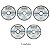 Esmerilhadeira angular brushless 115mm com Bateria de 21v 3000mah 5 discos Maleta TSEA21V Tssaper - Imagem 8