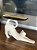 Escultura Gato C/ Bandeja Bege Relax 28x20cm - Imagem 4