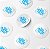 1000 ETIQUETAS ADESIVAS 3X3 PERSONALIZADA VINIL - Imagem 1