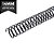 ESPIRAL PARA ENCADERNAÇÃO 14MM, PRETO, PARA 85 FLS, PACOTE C/ 100 UN - Imagem 12