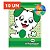KIT 10 CADERNOS ALIBOMBOM BROCHURÃO, CAPA FLEXÍVEL, 60 FLS, PAUTA 123, VERDE - Imagem 1